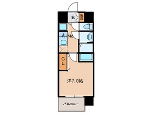 ﾌﾟﾚｻﾝｽ鶴舞公園ｾﾗｳﾞｨ(709)の物件間取画像